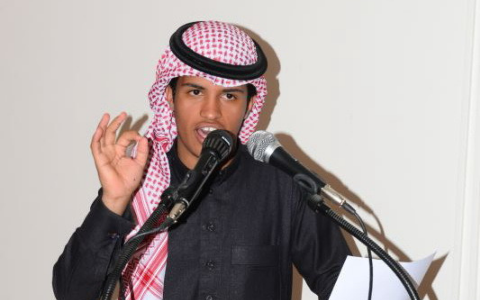 إلقاء قصيدة في حفل اليوم الوطني بمحافظة العلا